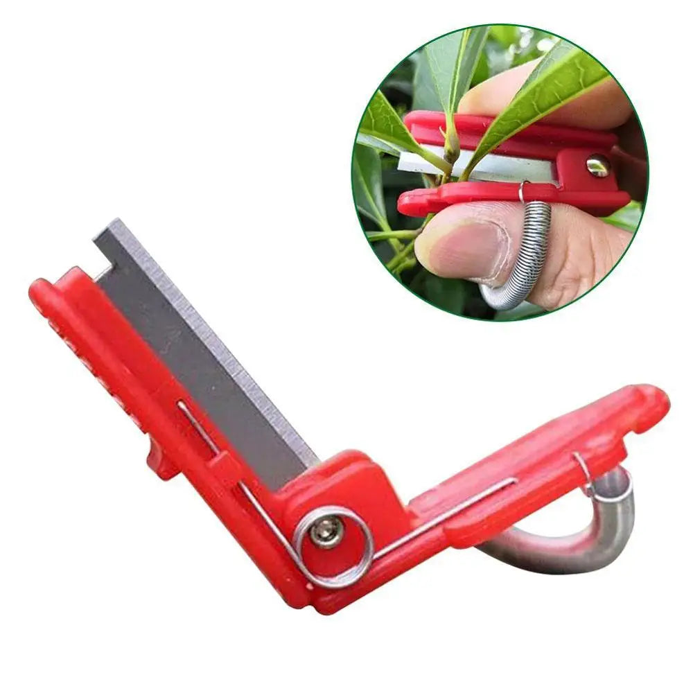 Multifunction Thumb Knife Garden Pruner Fruit Picking Device Safe Fruit Blade Tool Cutting Blade Rings Finger Protector Catcher
